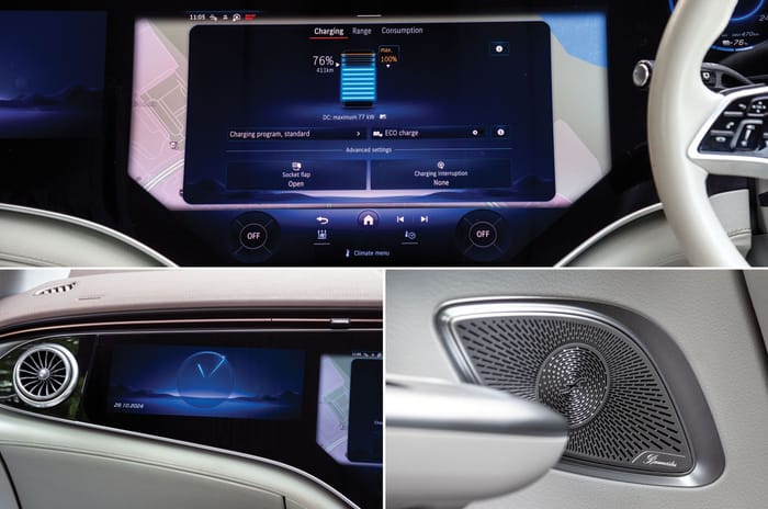 Mercedes EQE SUV vs BMW iX50 comparison