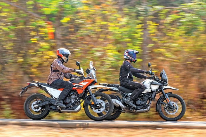 KTM 390 Adventure vs Royal Enfield Himalayan comparison review
