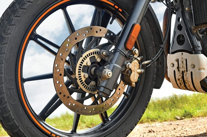 Royal Enfield Scram 440 front brake