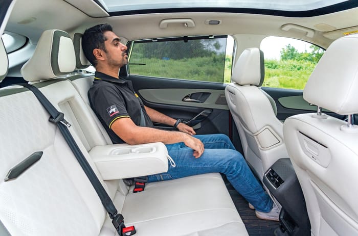 Mahindra XEV 9e rear seats