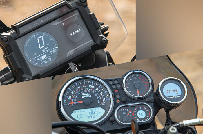Yezdi Adventure vs Royal Enfield Himalayan comparison