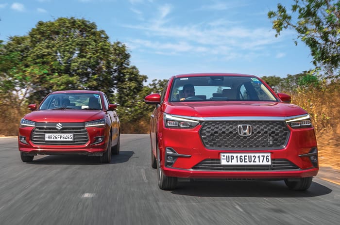 Honda Amaze vs Maruti Dzire comparison