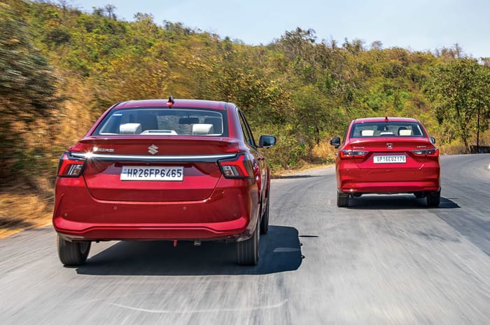 Honda Amaze vs Maruti Dzire comparison
