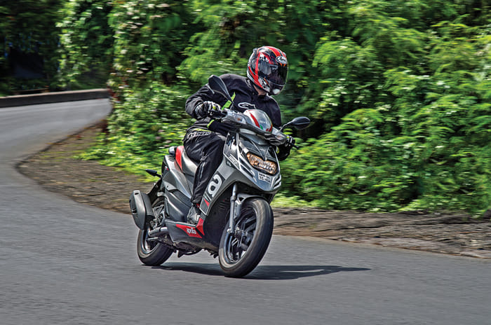 Aprilia SR 160 review, road test