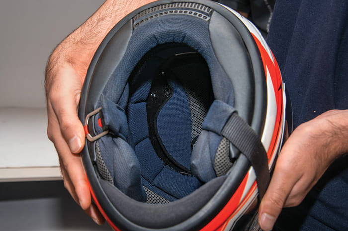 Arai Chaser-X Shaped Red helmet