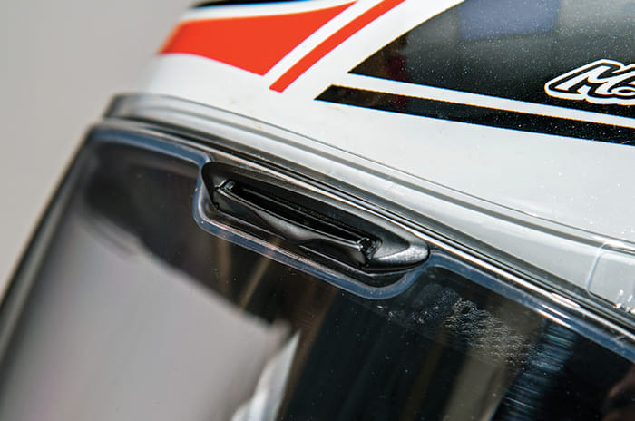 Arai Chaser-X Shaped Red helmet