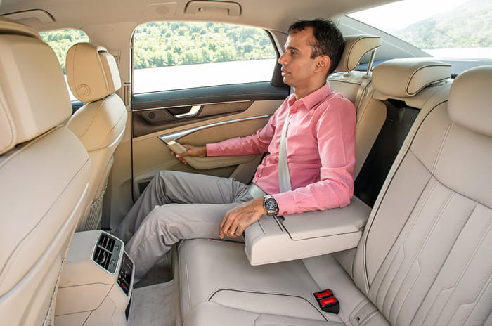 Audi A6 rear seat Audi A6 rear seat