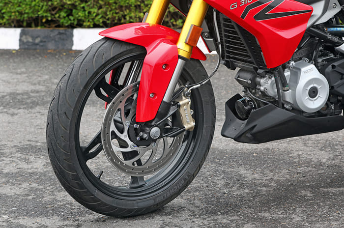 BMW G 310 R front tyre