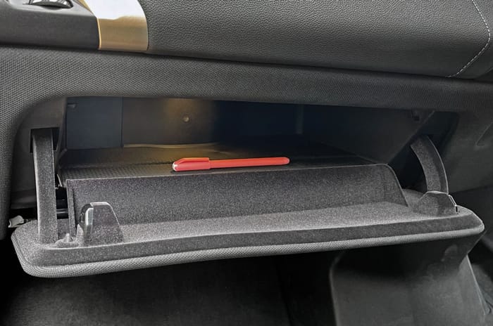BMW iX glove box