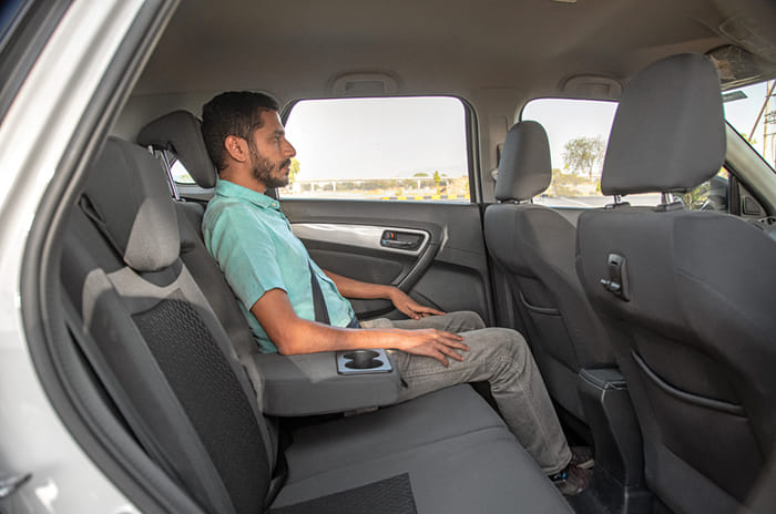 Maruti Suzuki Vitara Brezza rear seats