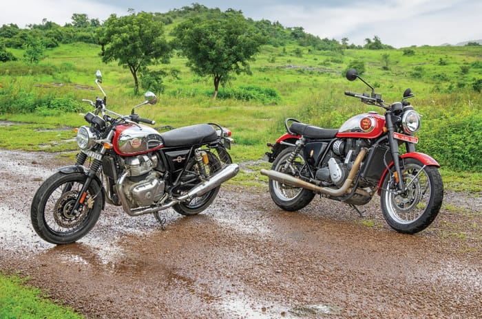 BSA Gold Star 650 vs Royal Enfield Interceptor 650 comparison review
