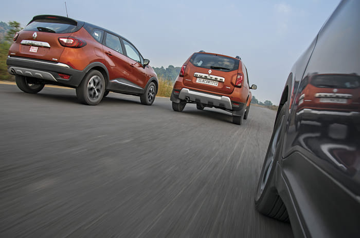 Renault Captur vs Creta vs Duster comparison