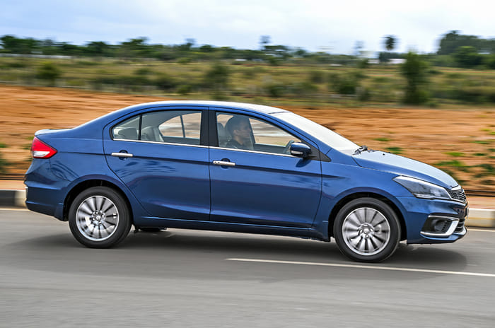 Maruti Suzuki Ciaz facelift side action
