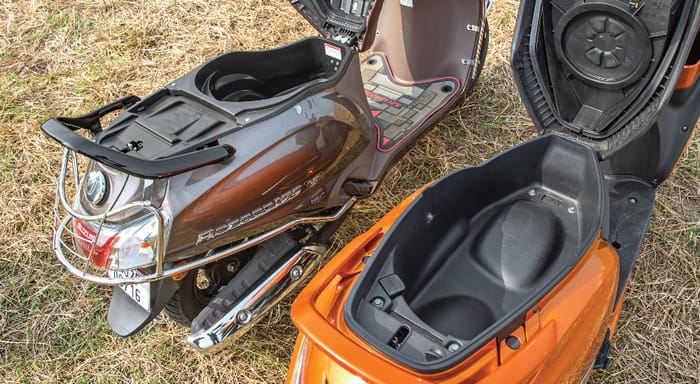 TVS Jupiter 125 vs Suzuki Access 125 comparison