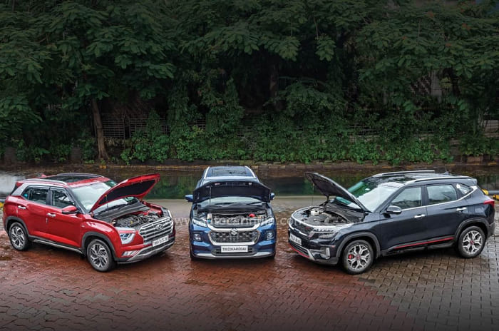 Grand Vitara hybrid vs Creta petrol vs Seltos diesel comparison: Fuel for thought