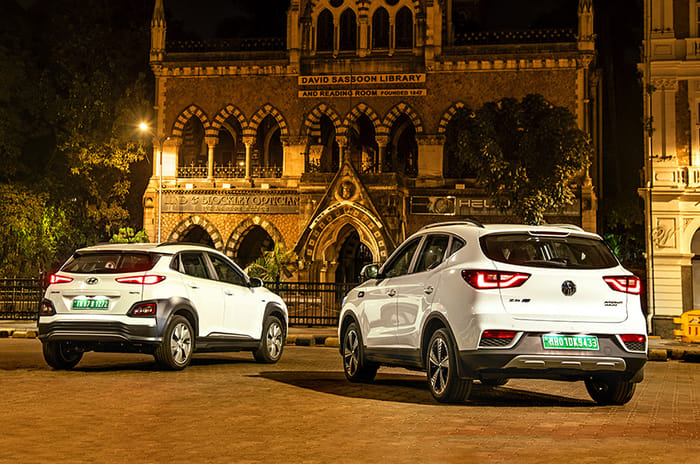 Hyundai Kona Electric vs MG ZS EV comparison
