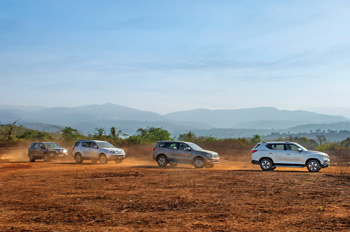 Alturas G4 vs Endeavour vs Fortuner vs MU-X comparison