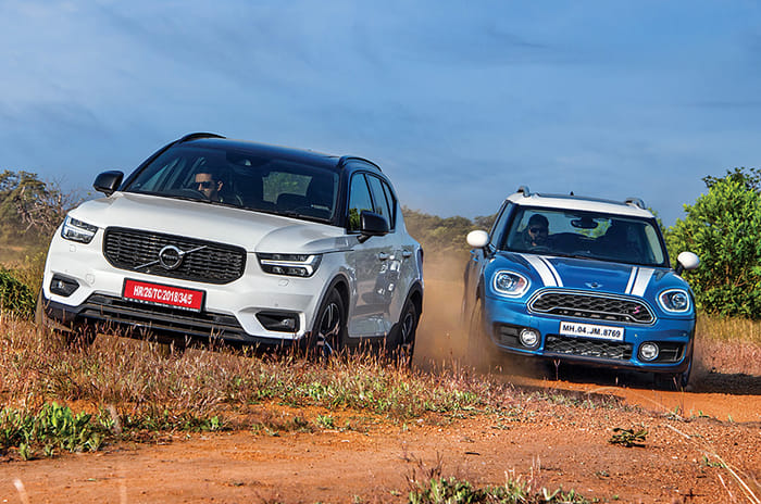 Mini Countryman vs Volvo XC40 comparison