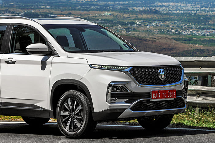 MG Hector front wheel