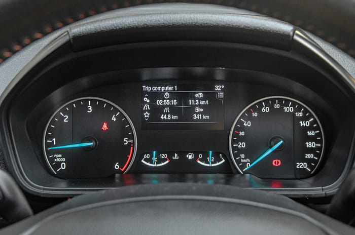 Ford EcoSport instrument cluster