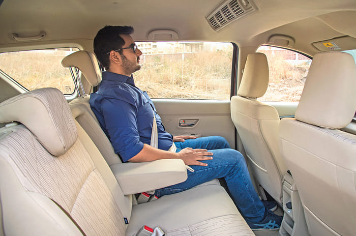 Maruti Suzuki Ertiga second row seats