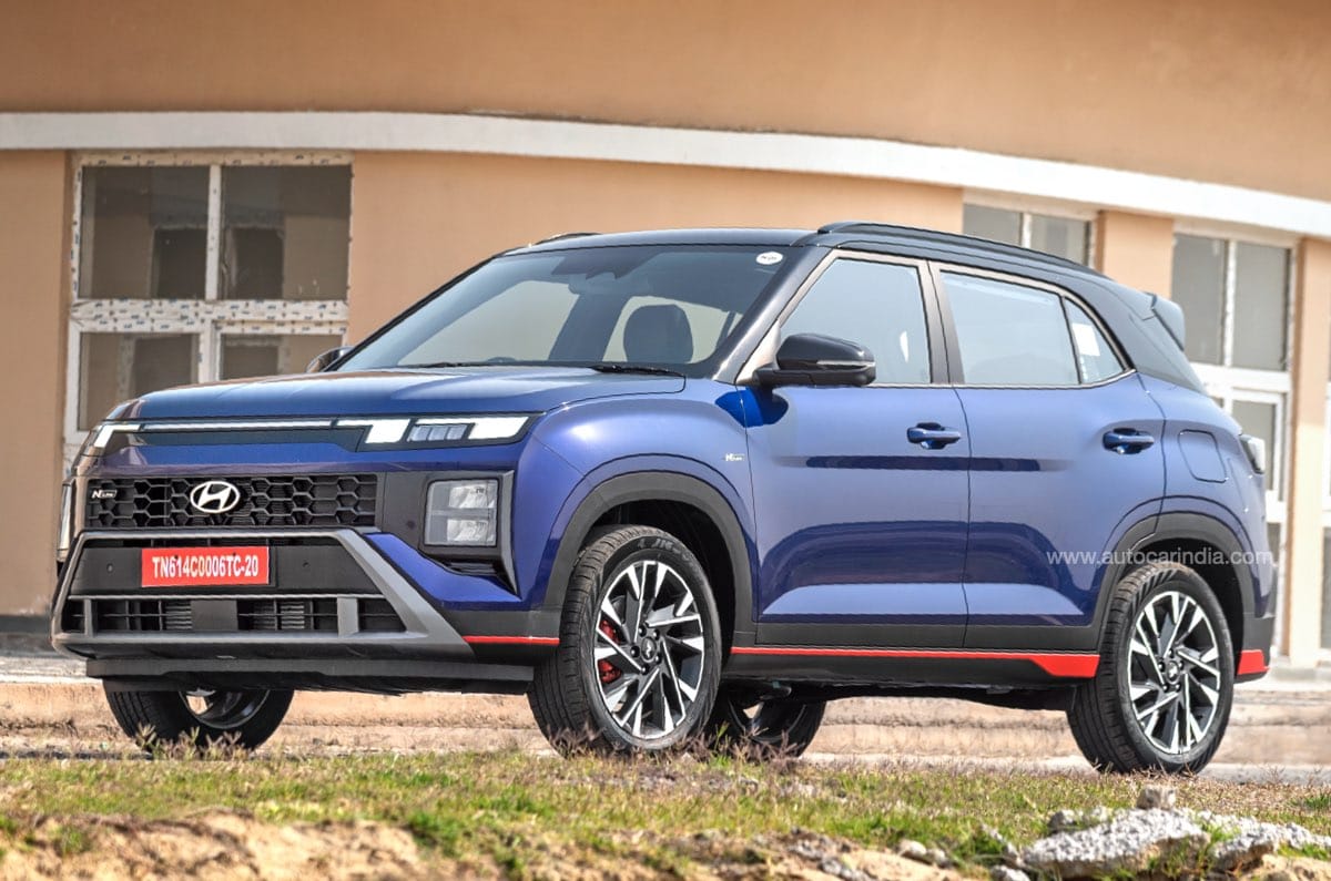 Hyundai Creta N Line front three quarter