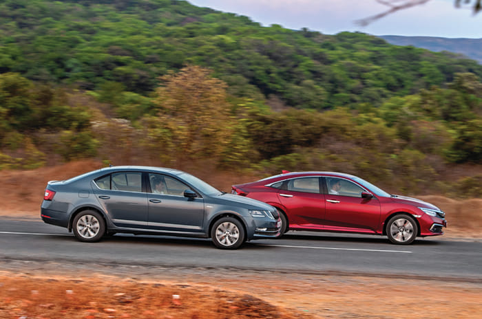 Honda Civic vs Skoda Octavia comparison