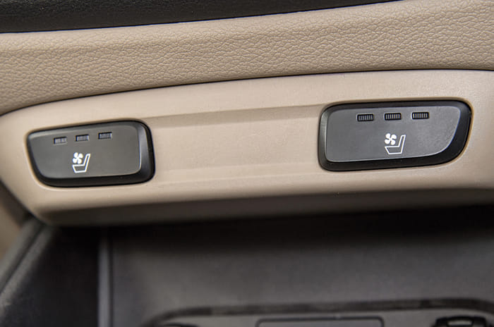 Hyundai Verna ventilated seats