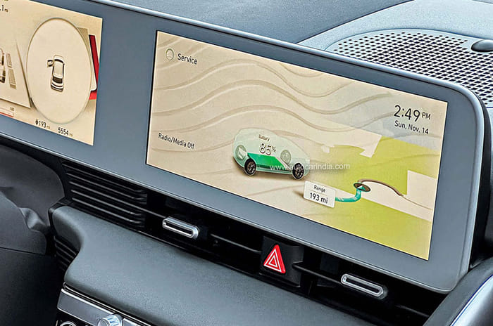 Hyundai Ioniq 5 screens