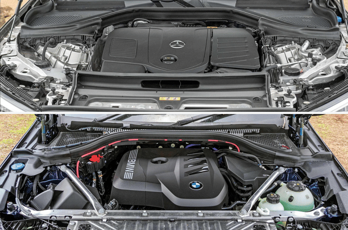 Mercedes GLC vs BMW X3 comparison test