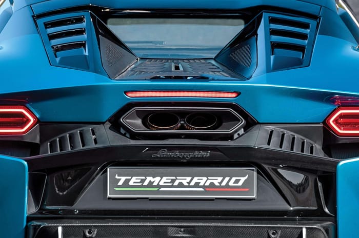Lamborghini Temerario rear close up