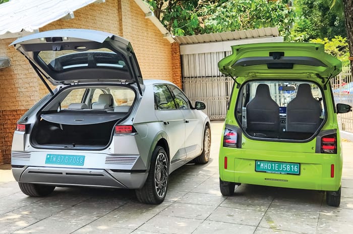 MG Comet long term boot with Hyundai Ioniq 5