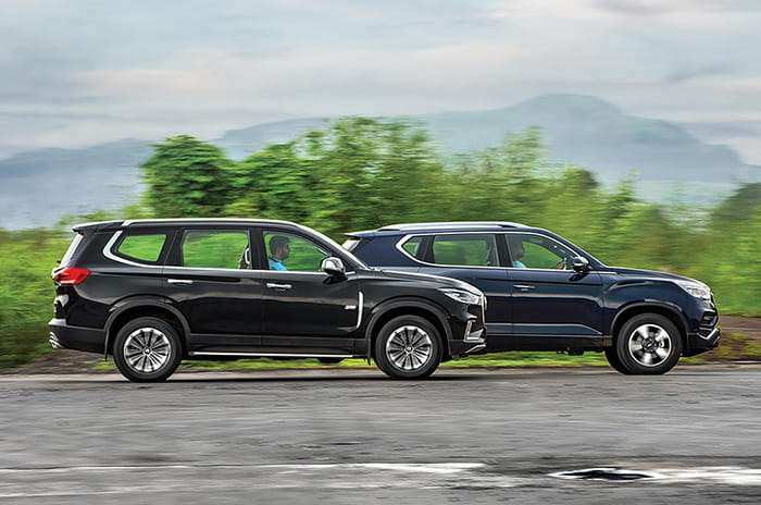 MG Gloster vs Toyota Fortuner vs Ford Endeavour vs Mahindra Alturas G4 comparison