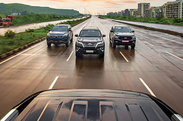 MG Gloster vs Toyota Fortuner vs Ford Endeavour vs Mahindra Alturas G4 comparison