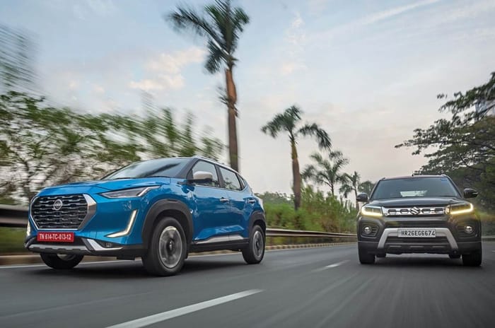 Nissan Magnite vs Maruti Vitara Brezza comparison