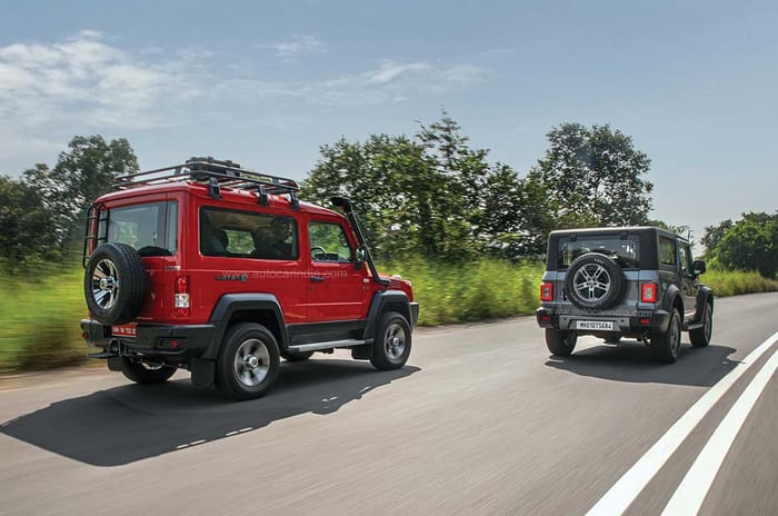 Force Gurkha vs Mahindra Thar comparison