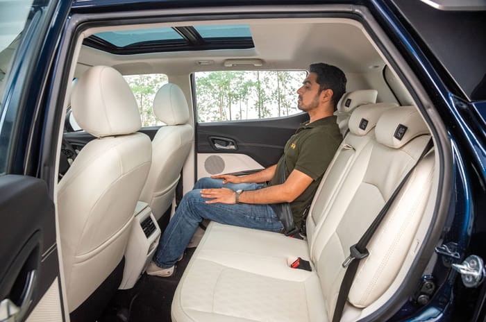 Mahindra XUV 3XO rear seat