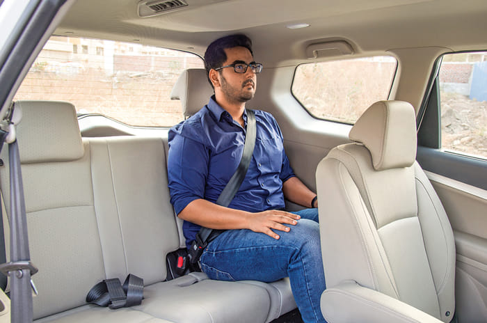 Mahindra Marazzo third row seats