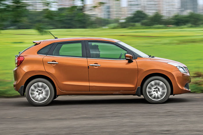 Maruti Suzuki Baleno side action