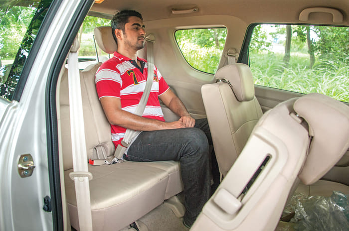Maruti Ertiga third row