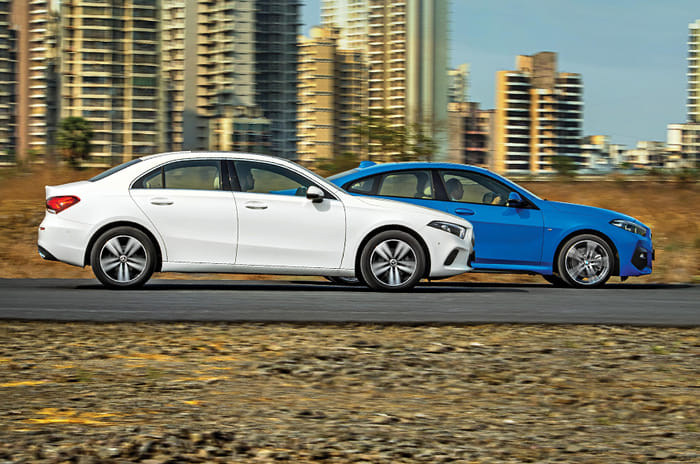 Mercedes-Benz A-class sedan vs BMW 2 Series Gran Coupe comparison 