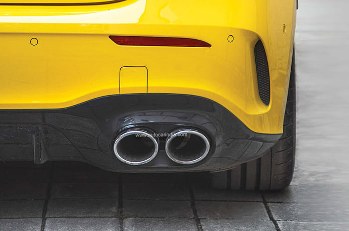 Mercedes AMG A45 S exhaust