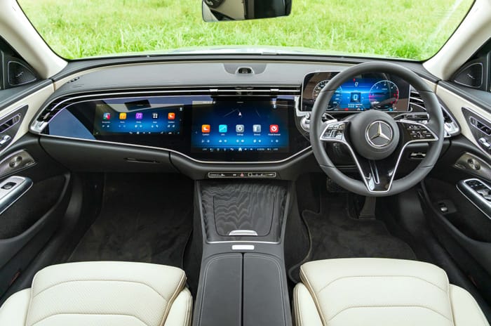 Mercedes E Class E 220d interior and dashboard
