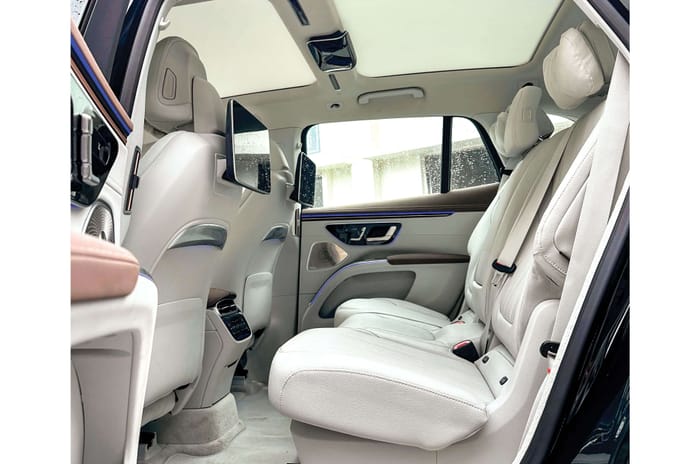 Mercedes EQS SUV seats