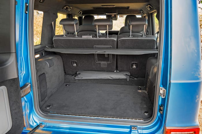Mercedes G Class Electric G 580 boot