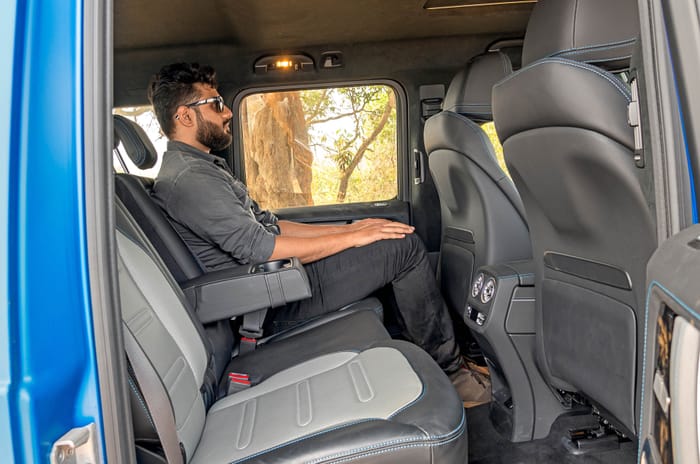 Mercedes G Class Electric G 580 rear seat