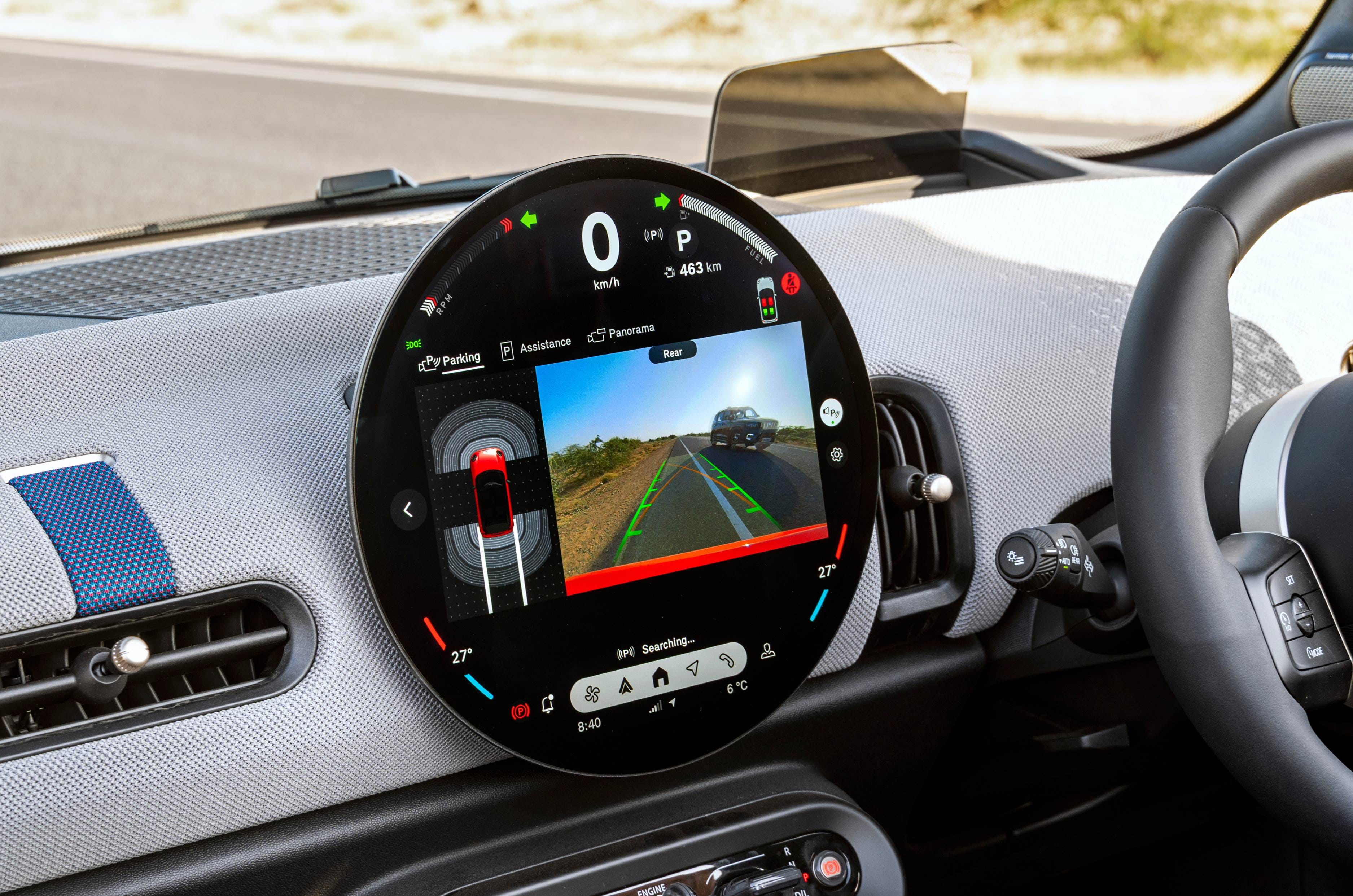 Mini Cooper Convertible interior