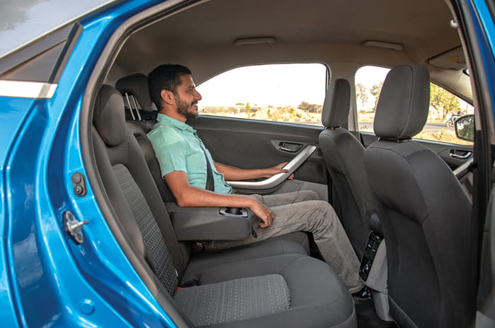 Tata Nexon rear seats