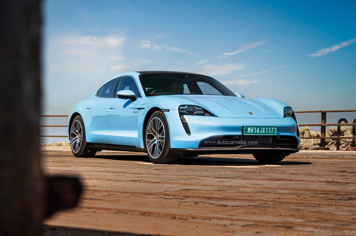 Porsche Taycan front static image