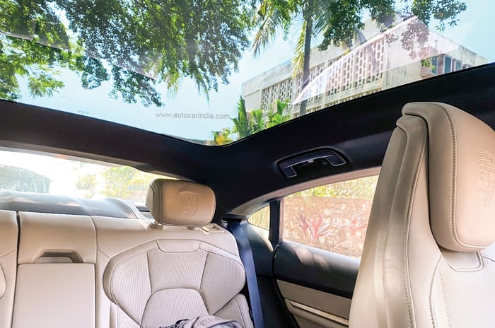 Porsche Taycan glass roof image